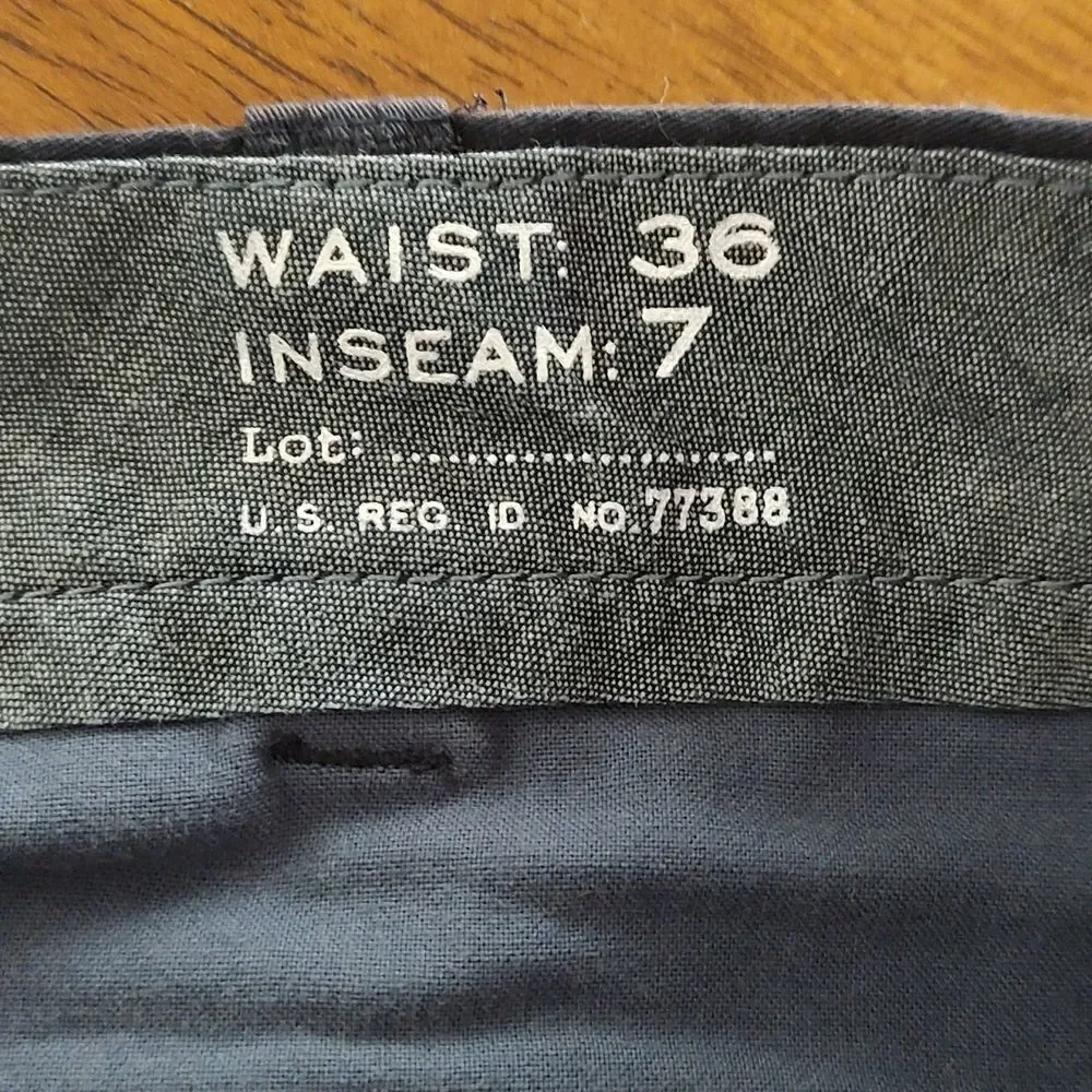 J. Crew stretch  navy  shorts  Sz 36  EUC